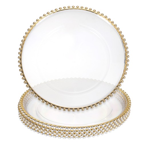 6pcs plastic clear - 13",