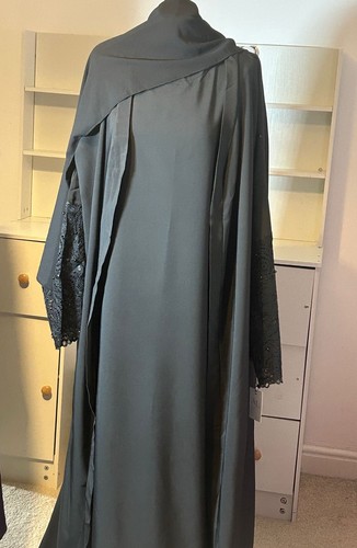 Abaya women with lace long - abaya,