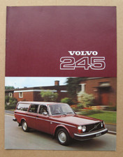 Volvo 245 DL & DLE 1977 UK Market Brochure