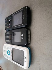 Lot 3 Old Cell Phones Flip &