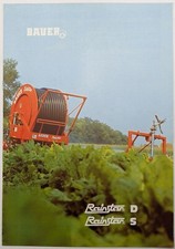 Original Bauer Rainstar D & S Sprinkler Pump Brochure, c 1980's