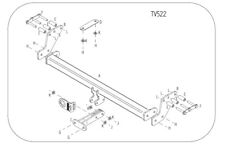 Volvo XC90 Tow Bar (Inc. R Design) 2003 to 2015 - Tow Trust Flange Tow Bars 