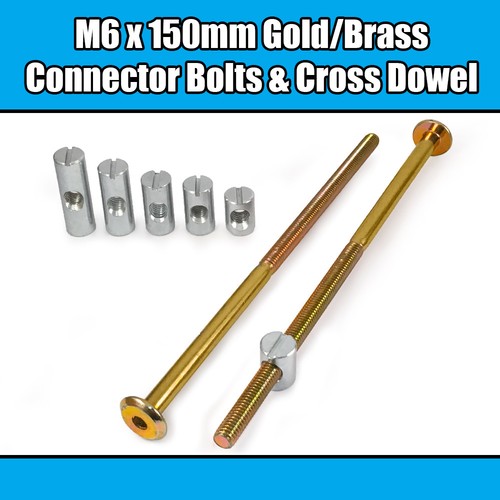 150mm gold yellow - m6,