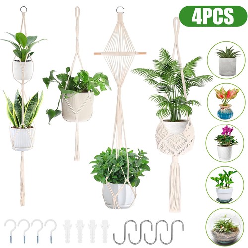 4pcs plant flower pot holder - flower,