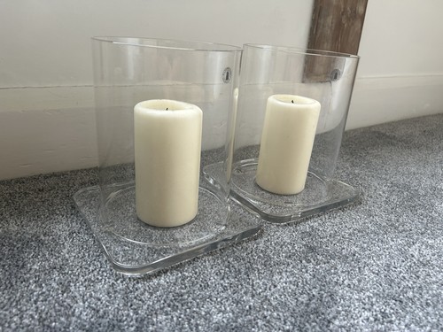Large glass candle - large,