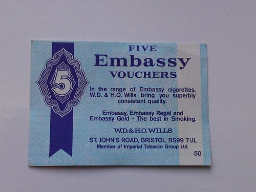 Vintage embassy five cigarette - embassy,
