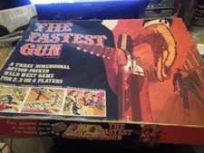 Vintage The Fastest Gun Wild West Board Game Denys Fisher 1973 Complete.
