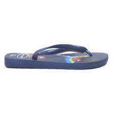 HAVAIANAS Mens Printed Synthetic Flip Flop Sandals Navy UK 6.5 Breathable