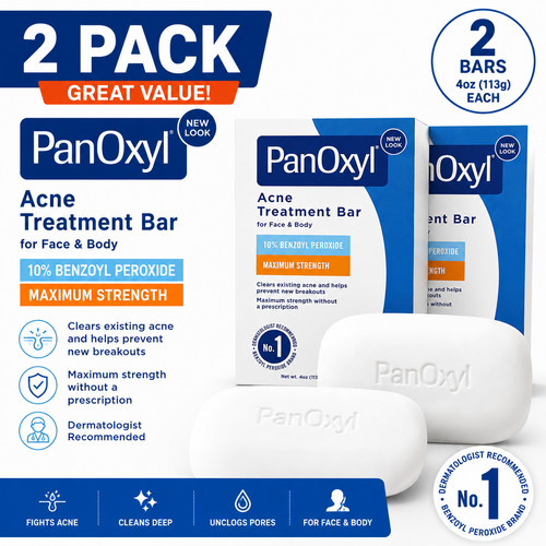 Panoxyl bar acne soap wash - acne,