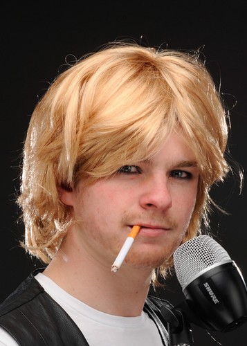 Mens messy blonde grunge - mens, guy