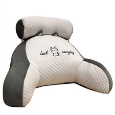 Reading Pillow for Bed Back Rest Lumbar Support Arm Seat Cushion Lounger Pad UK