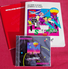 Rare Vintage unopened Corel Draw Manual and CD Collectors opportunity