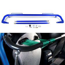 49" Stainless Steel Racing Safety Seat Belt Chassis Roll Harness Bar Rod Blue