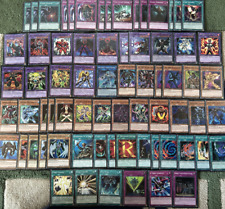 YuGiOh 70 Card Sleeved Elemental HERO & Evil + Vision Deck w/30 Card Extra&Side