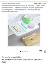 No drill  Bedside Shelf For