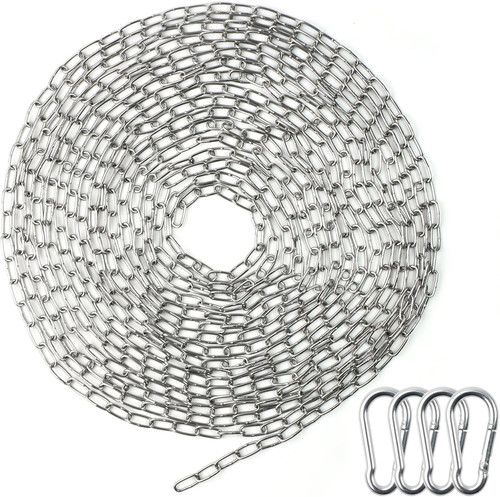 304 stainless steel chain - stainless, 8m