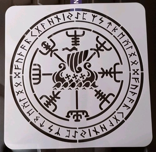 Large viking compass runes - ,