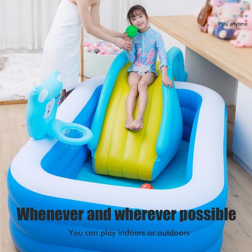 Inflatable water slide - water,