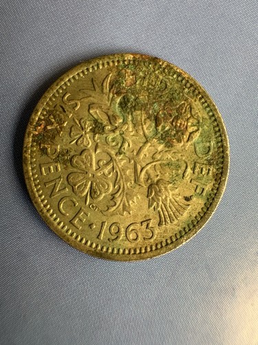 1963 sixpence detecting find - 1963,