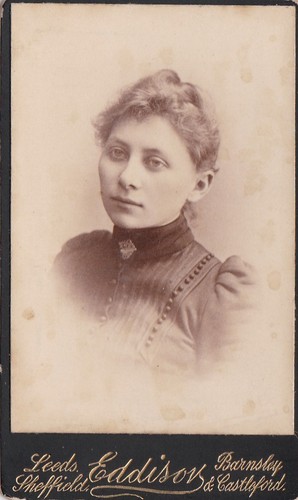 Cdv photo sad - photo., lady,