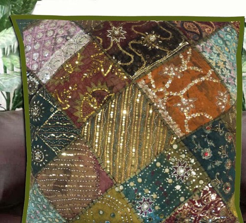 Patchwork pillow handmade - pillow, 30"