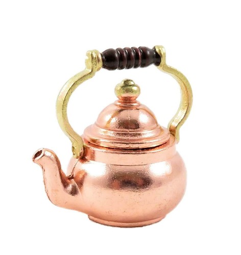 Dolls house copper kettle - house,