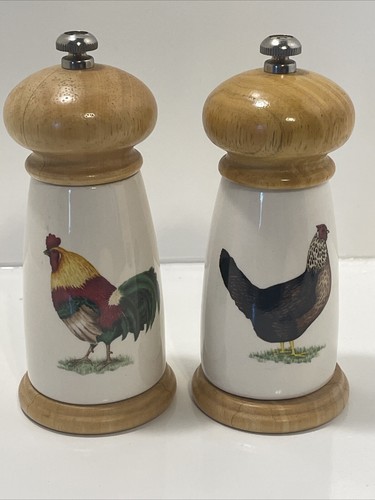 Cloverleaf salt and pepper - and,