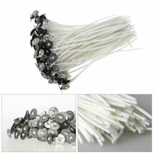 Pre Waxed Candle Wicks 150mm Long Tabbed with Sustainer Candle Making Craft DIY
