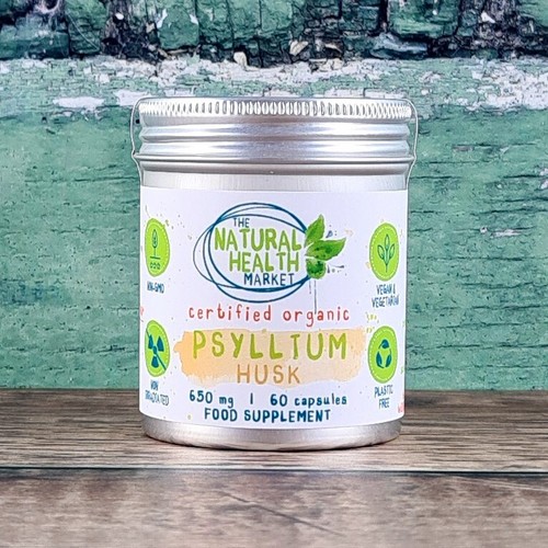 Organic psyllium husk capsules - husk,