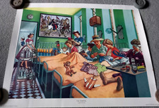 1950's Vintage Macmillan School Education Poster - The Hospital 53 x 43cm