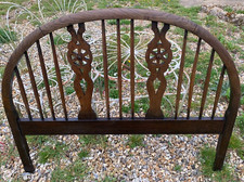 Vintage Hypnos single solid wood headboard. British made