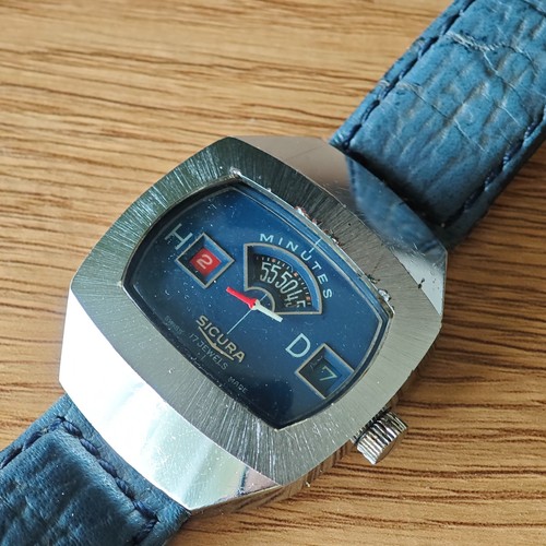Vintage sicura jump hour - sicura,