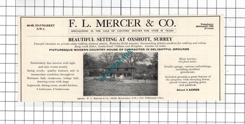 Oxshott surrey 1967 sale - -,