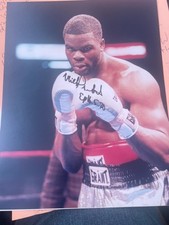 World Champ MICHAEL GRANT Signed Boxing Photo  Boxing Memorabilia