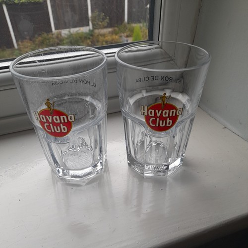 Havana club chunky large glass - club,