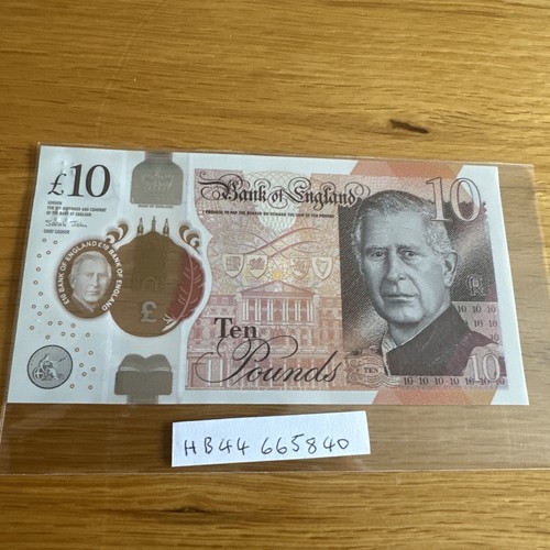 King charles pound 10 - 10, £10