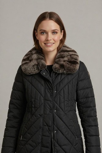 Creenstone black quilted - black,
