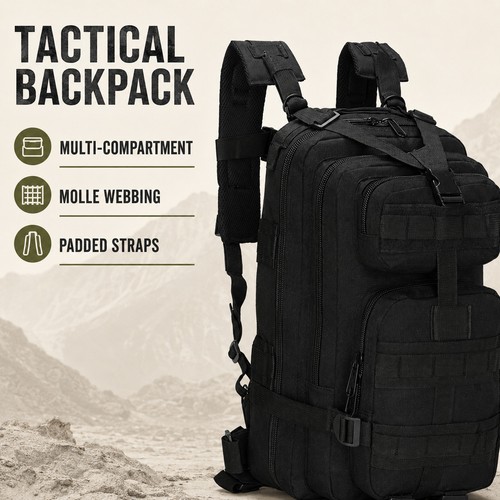 Tactical backpack military - tactical,