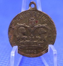 1902 Coronation Edward VII Barratt & Co Sweets Are Pure Medallion