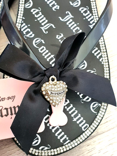 Bnwt juicy couture black flip - black,