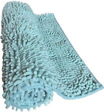Bath Mat Set 2 Piece Non Slip Chenille 1pc or with Toilet Pedestal