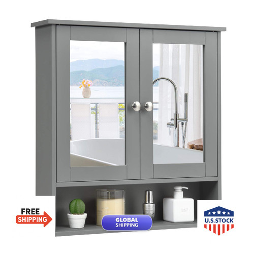 Costway bathroom cabinet wall - costway,