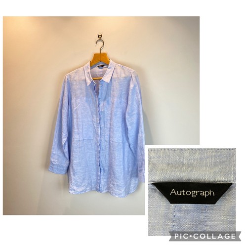 Autograph linen shirt - m&s,