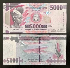 Guinea 5000 Francs 2024 UNC