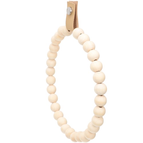 Wood bead towel - bead, ring