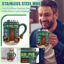 3D Pattern Irish Pub Stainless