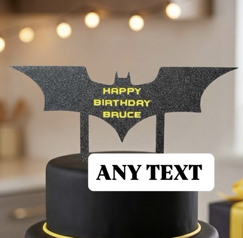 Personalised batman cake - personalised,