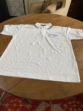 Henbury White Collared T-Shirt