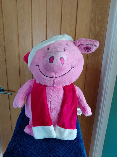 Large xmas percy pig plush - large,