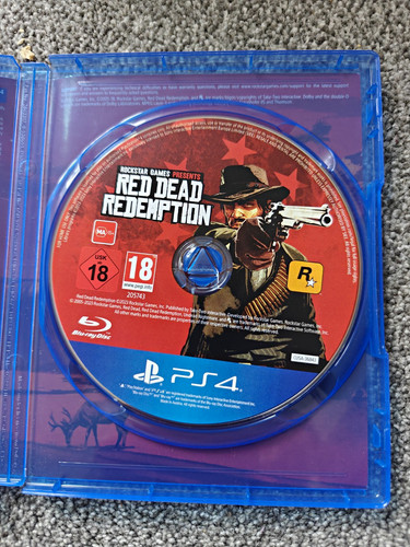 Red dead redemption - ps4, disc